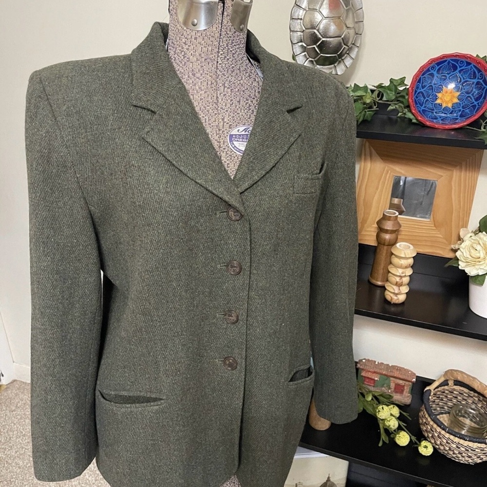 Pendleton Olive Women's Blazer - image 1